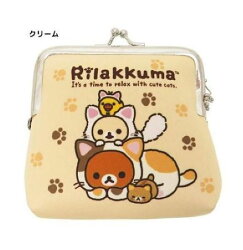X射線【C412241】懶熊Rilakkuma 零錢包,美妝小物包/筆袋/面紙包/化妝包/零錢包/收納包/皮夾/手機袋/鑰匙包