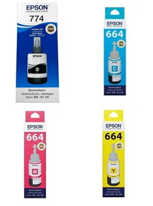 EPSON T7741+T6642+T6643+T6644原廠盒裝墨水(1組4色) 適用:M100/M105/M200/L655/L1455