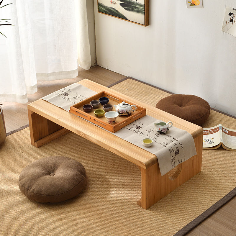 實木榻榻米茶幾日式飄窗小桌子禪意茶桌陽台窗台矮桌簡約炕桌炕幾 【幸福驛站】