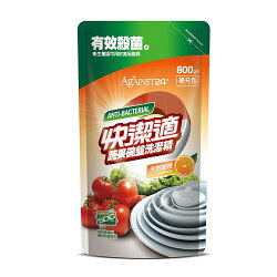 ★買一送一★快潔適蔬果碗盤洗潔精補充包-天然甜橙800ml【愛買】