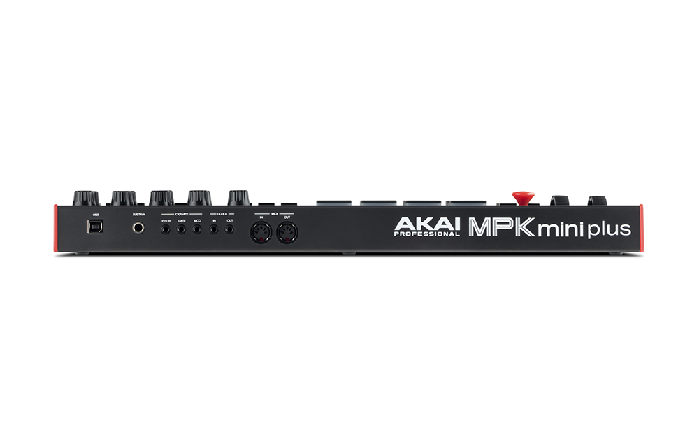 日本代購AKAI MPK mini plus MIDI鍵盤主控鍵盤37鍵迷你鍵盤控制器錄音