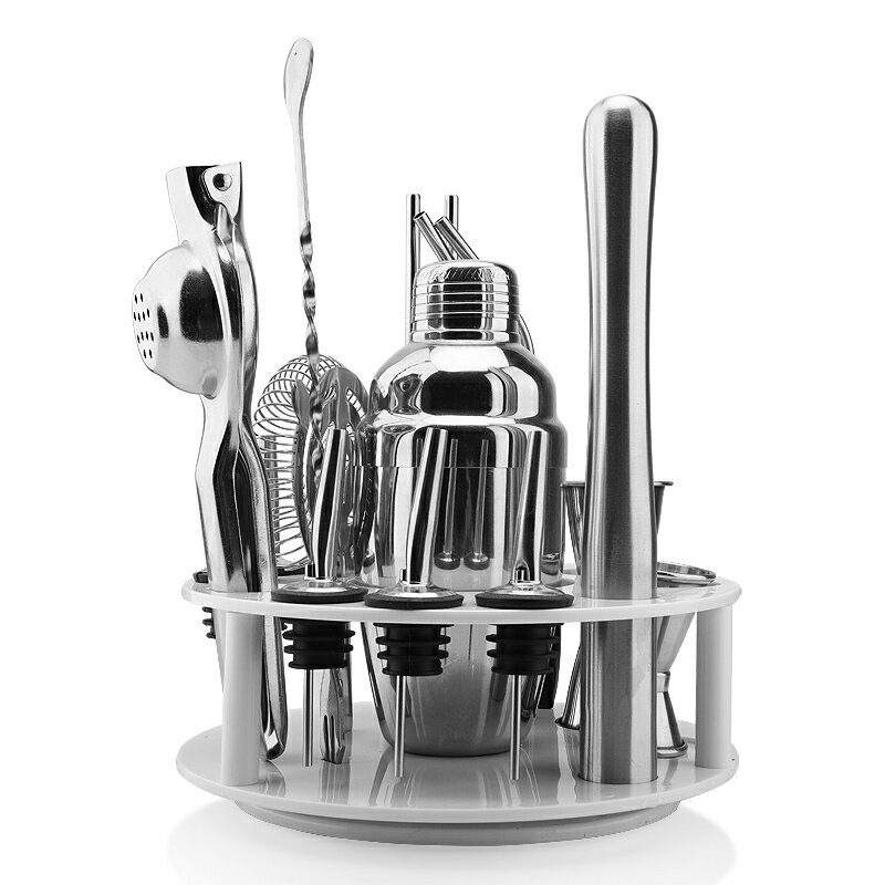 不銹鋼雞尾酒調酒器雪克壺套裝搖酒杯調酒工具雪克杯酒吧調酒器