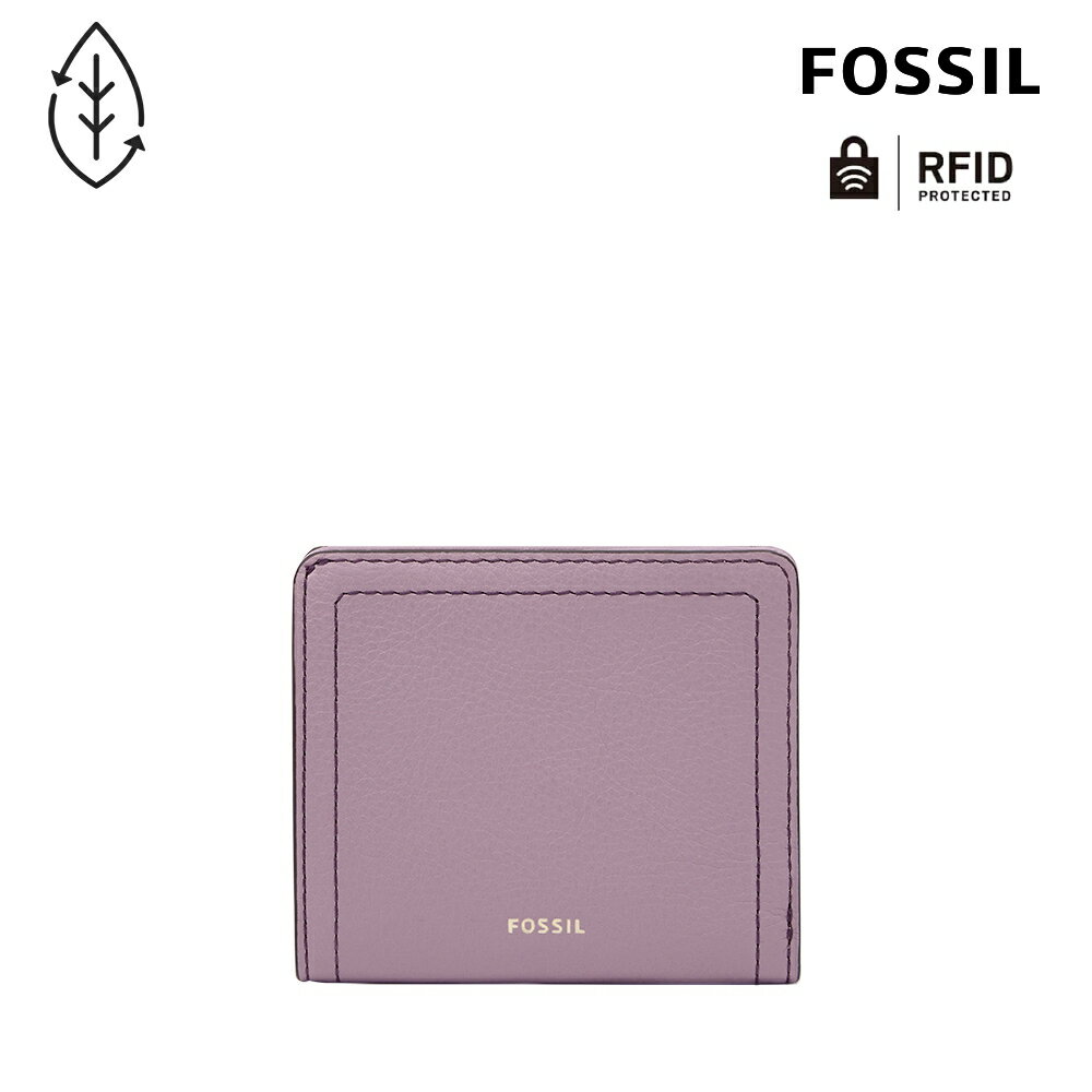 送禮首選★FOSSIL Logan 真皮RFID防盜短夾-薰衣草紫 SL7829531【美國時尚品牌】 附防塵袋+提袋【全館滿額折價★FOSSIL全系列包夾送美妝蛋】