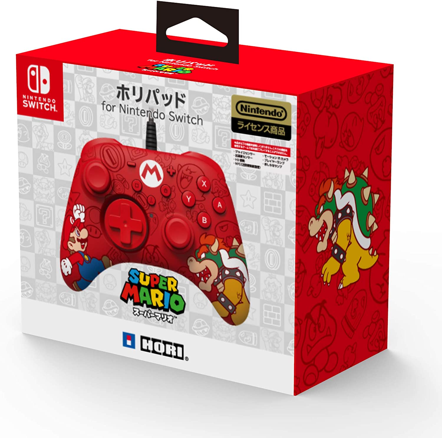 現貨供應中 [普遍級] NS HORI 有線控制器 (瑪利歐)