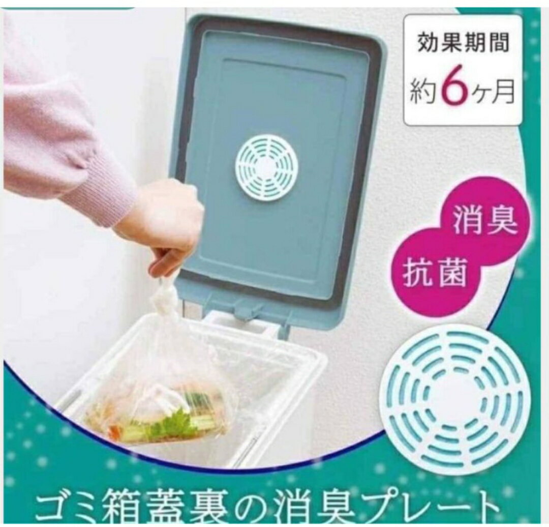 日本 垃圾桶除臭貼片/除臭貼/長效除臭(單片) [FIFI SHOP]｜現貨