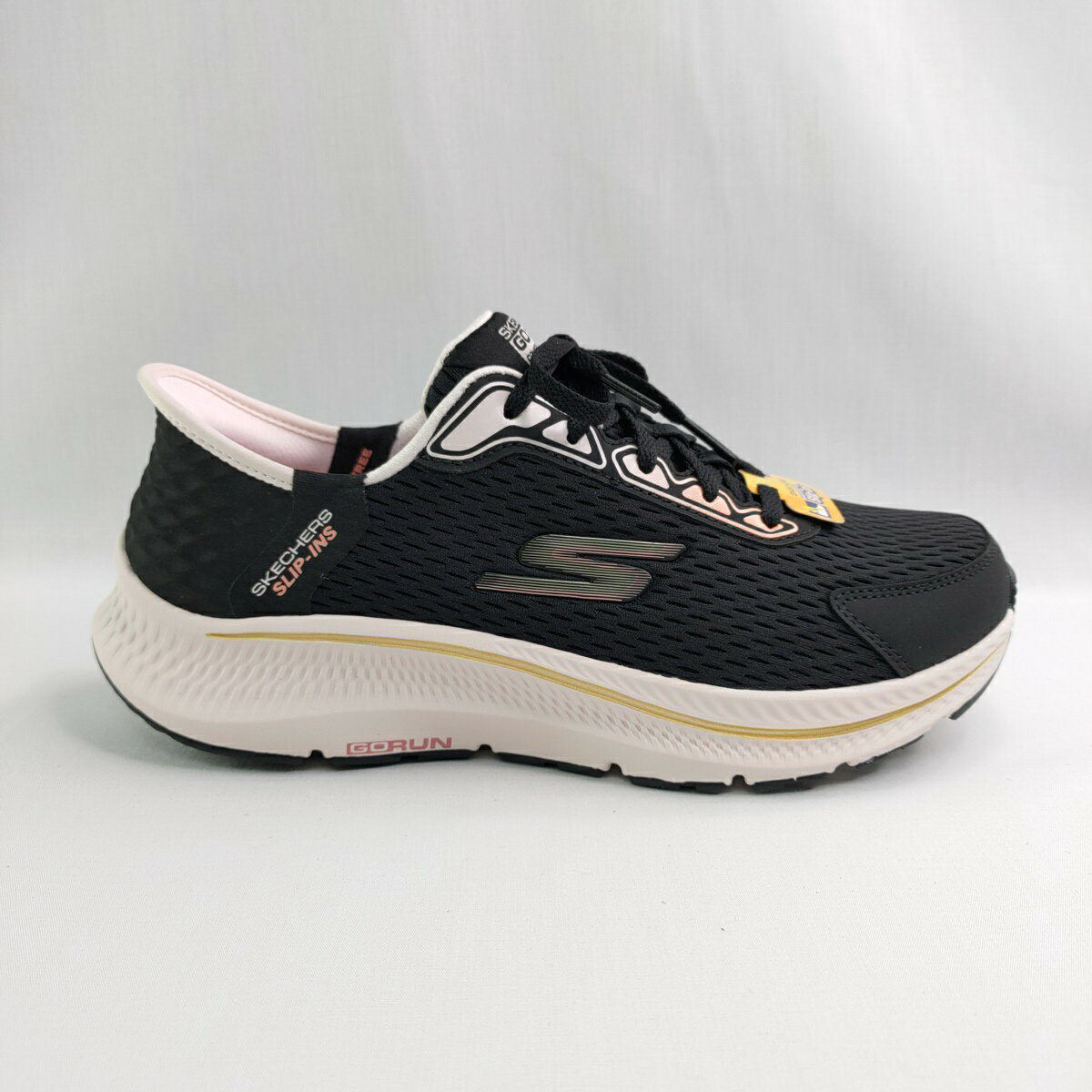 Skechers 128615WBKLP 女慢跑鞋 GO RUN Consistent 2.0 寬楦 黑x淡粉紅