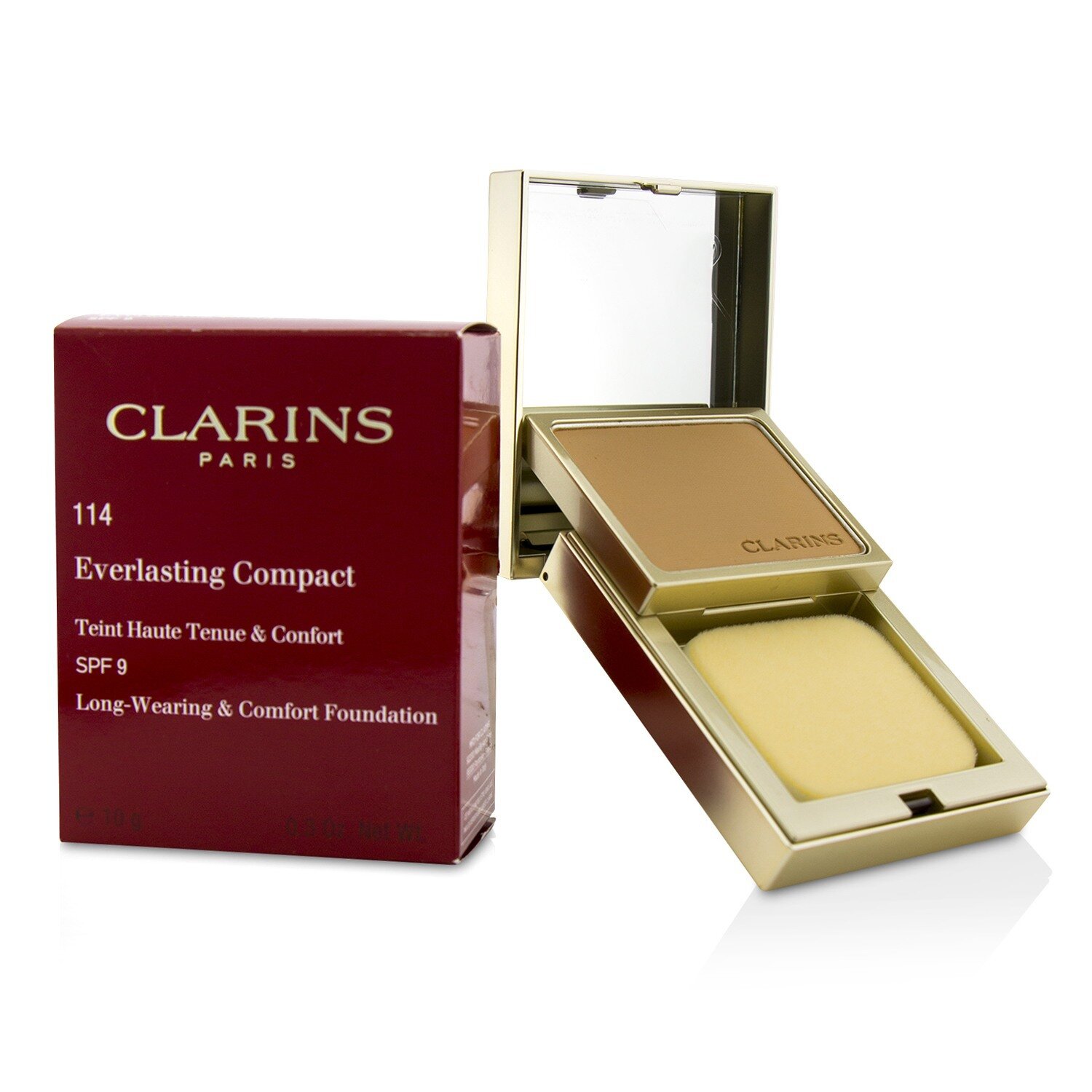 克蘭詩 Clarins - 持久無瑕粉餅 SPF 9 Everlasting Compact Foundation SPF 9