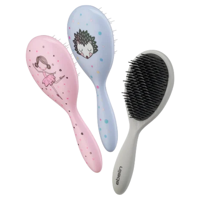 DM ebelin 快樂造型梳(款式隨機)1入 兒童梳 梳子 造型梳 不打結 附發票現貨 全館499超取免運｜滿額領券最高現折$200⚡專櫃保養美妝 品牌香氛 美的三次方【心心哈德】