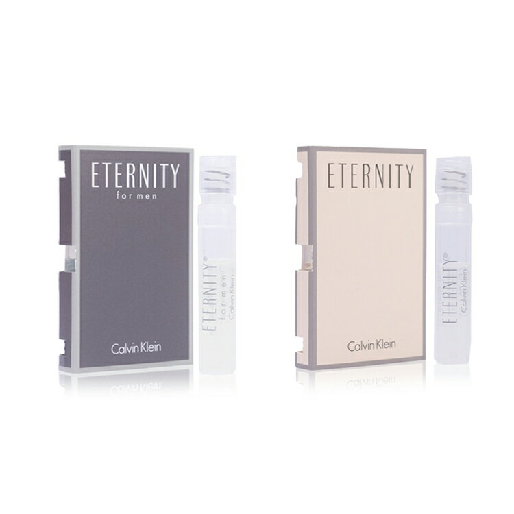 CK 永恆系列針管4入組 (女性淡香精1.2ml*2 男性淡香水1.2ml*2 )