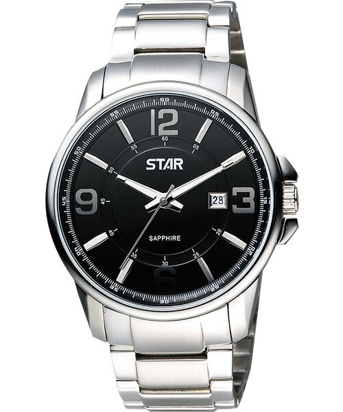 STAR時代錶 1T1407-231S-D動感跳躍時尚腕錶/黑面40mm｜樂天全館特惠中★指定刷卡回饋10%
