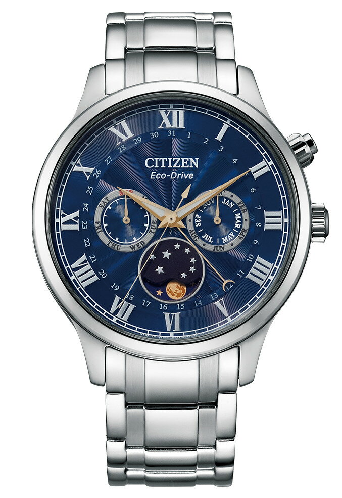 CITIZEN 經典月相光動能腕錶AP1050-81L 原廠公司貨二年保固