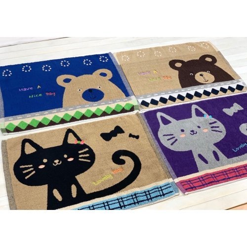 頑皮動物家族門墊 (款式隨機出貨)