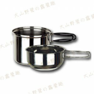 【露營趣】野樂 ARC-302 個人攜帶炊具 不鏽鋼鍋 不鏽鋼碗 單人鍋 二人鍋 雙人鍋