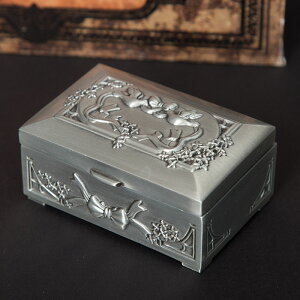 歐式韓國首飾盒公主高檔金屬中國風和平鴿飾品收納珠寶包裝盒禮物