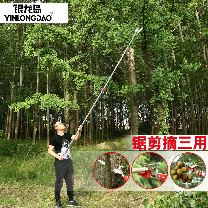 【臺灣公司 可開發票】摘枇杷採摘水果荔枝楊梅龍眼摘果神器伸縮桿高空剪樹枝高枝剪剪刀