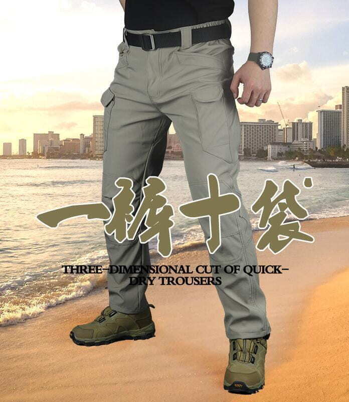 快速出貨 【快速出貨】 【工裝褲】 防水加絨保暖 加絨款可選 執政官戰術褲 防水彈力多袋 衝鋒褲 迷彩工裝褲 軍迷特種兵長