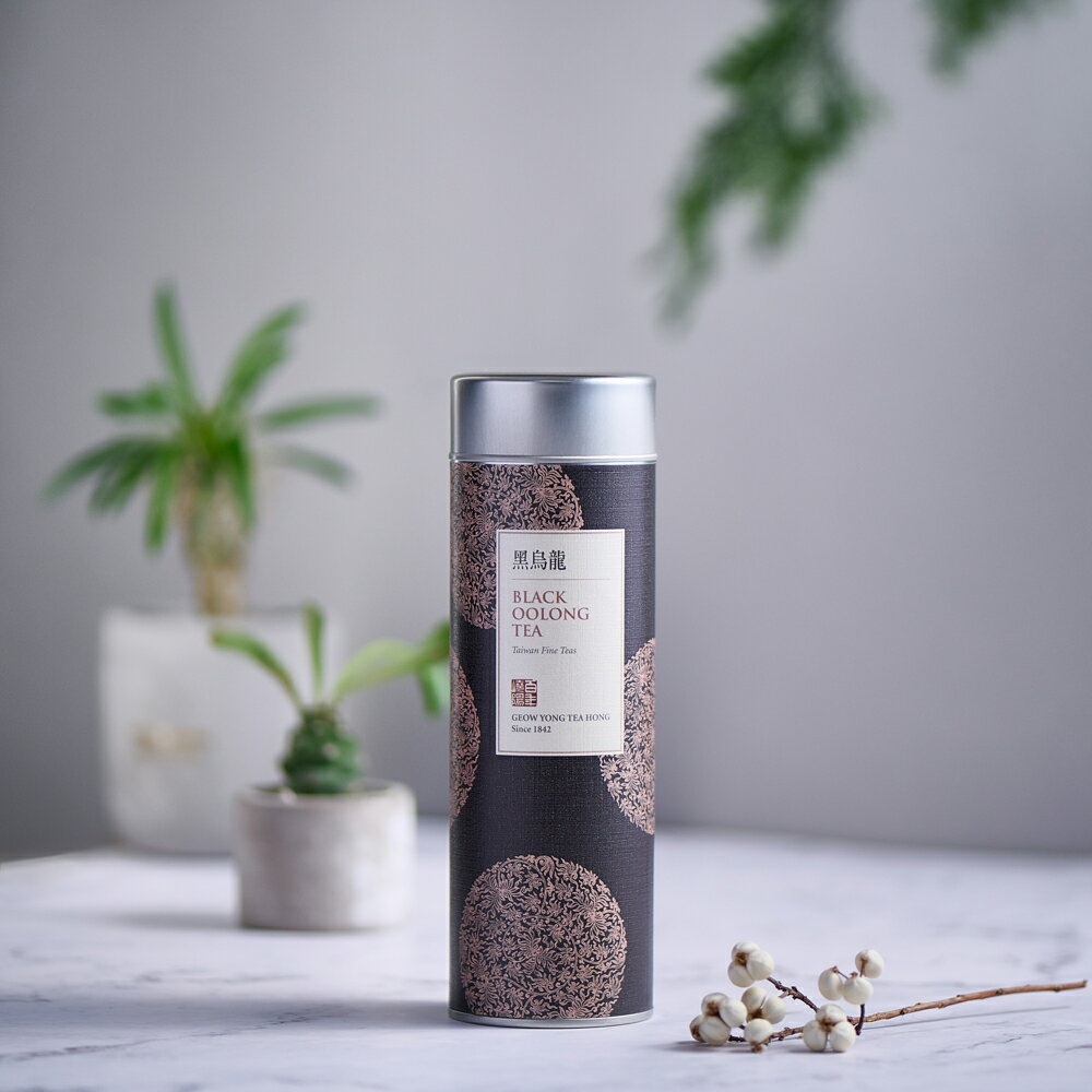 嶢陽茶行 黑烏龍茶 三角立體茶包(14包入) 繽紛彩罐