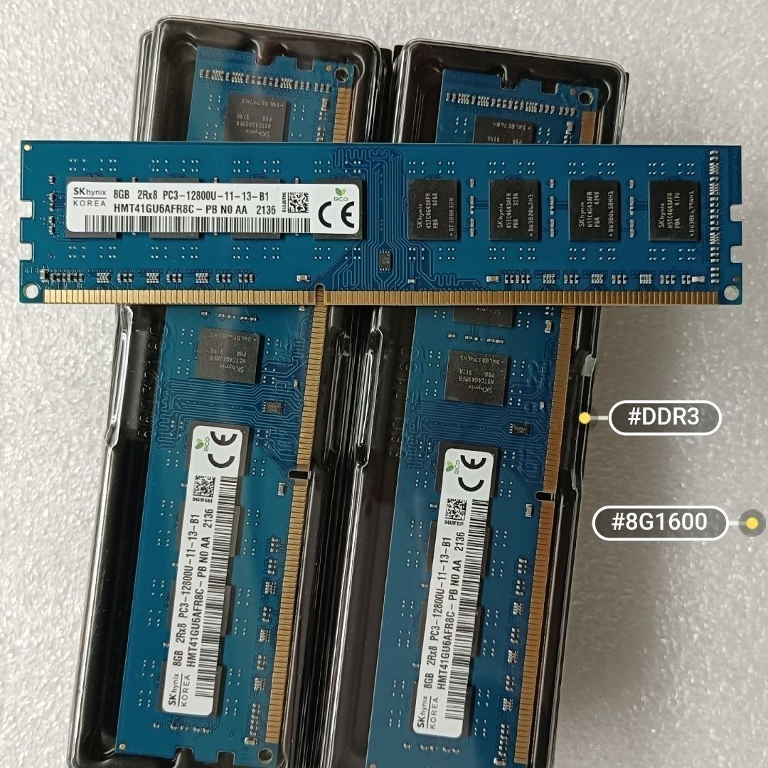 SK海力士顆粒三代內存條8g DDR3 1600臺式電腦內存條-享樂