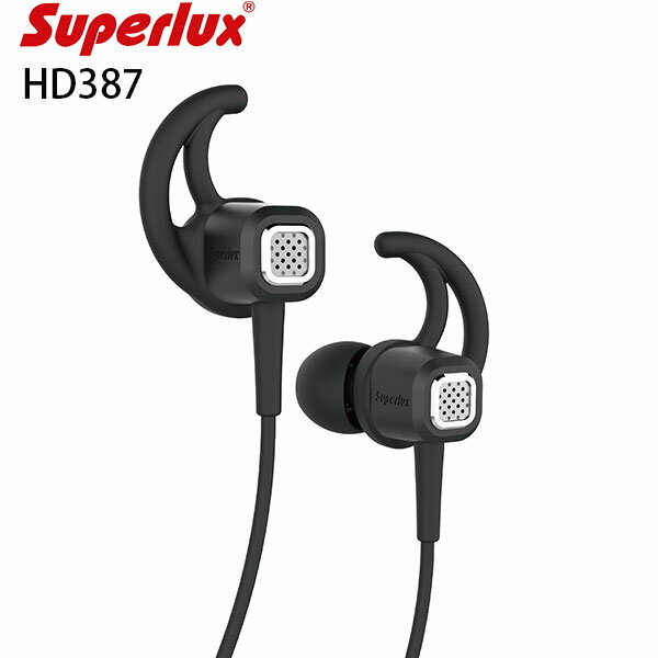 <br/><br/>  Superlux 舒伯樂  HD387  (黑色) 耳掛入耳式耳機 公司貨一年保固<br/><br/>