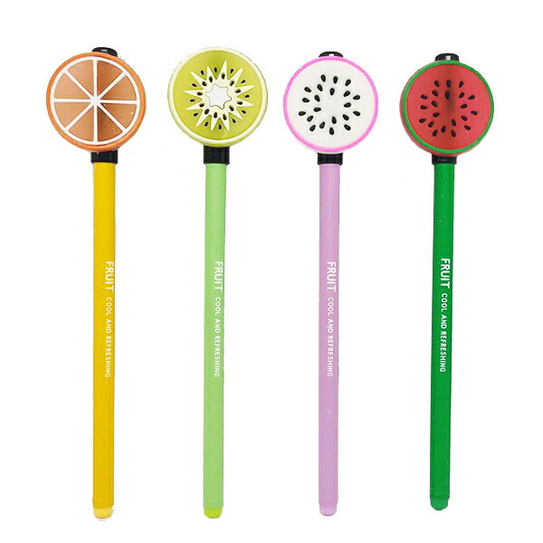 水果筆 切片蔬果造型原子筆中性筆 廣告筆可愛文具筆 抽獎宣傳活動公關贈品筆