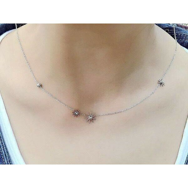 太陽雪花/白鋼鍊子/316L醫療級白鋼/ [晶晶工坊-love2hm] 2