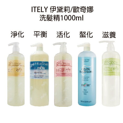 ITELY 伊黛莉 歐奇娜 螯化深層洗 / 平衡髮浴 / 植萃滋養髮浴 / 活化潔淨露 / 淨化髮浴 1000ml 【貝羅卡】｜滿額領券最高現折$200｜雙12嘉年華⚡專櫃 美妝 香氛 保養 禮享保養 香約聖誕 美的三次方