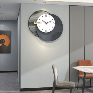 網紅掛鐘簡約現代家用裝飾鐘表客廳時尚餐廳藝術創意時鐘掛墻新款