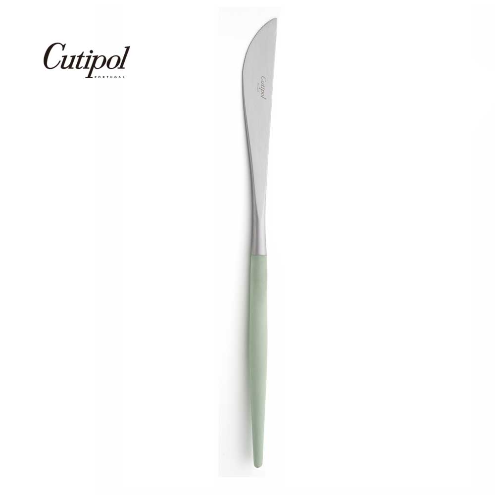 葡萄牙 Cutipol GOA系列21.5cm主餐刀 (青玉銀)