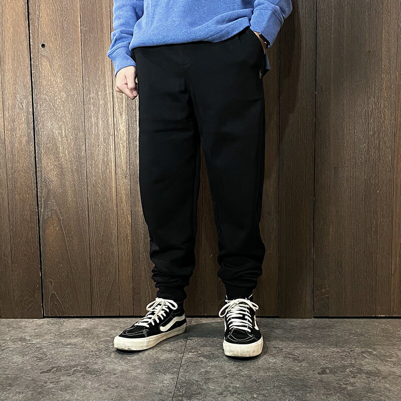 美國百分百【全新真品】Ralph Lauren 長褲 萊卡 運動褲 青年版 RL 小馬 長棉褲 黑色 CY69