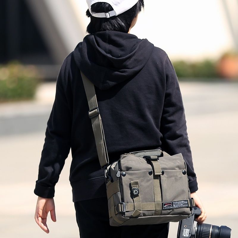 相機背包 吉尼佛攝影單肩數碼相機包 適合佳能200 5d索尼康微單斜挎51170