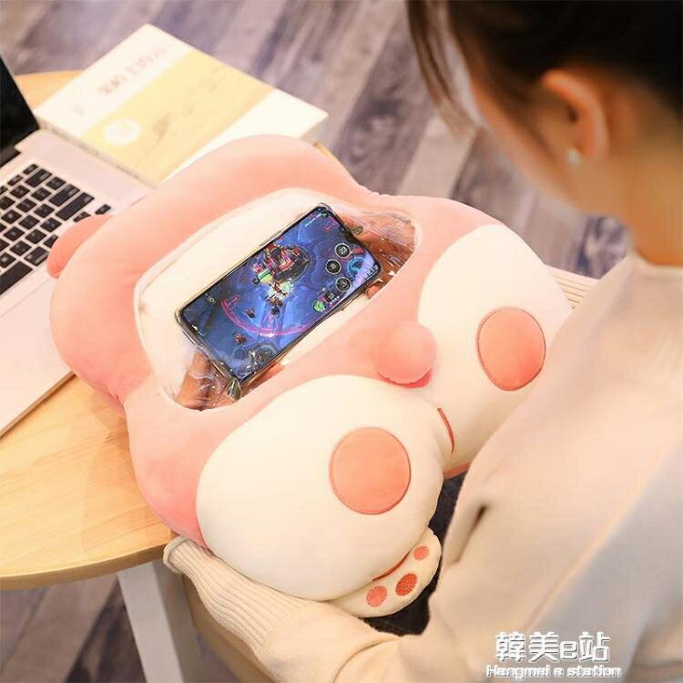 冬天暖手抱枕玩遊戲神器午睡午休趴睡枕靠枕床頭宿舍學生透視插手 雙11全館免運