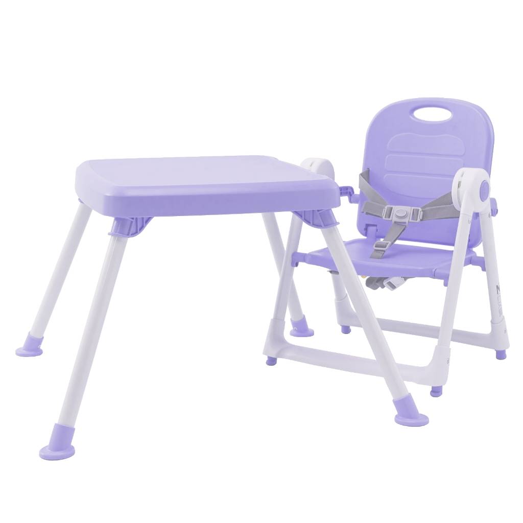 【 ZOE 】 折疊餐椅 x 折疊桌-紫｜品牌旗艦店