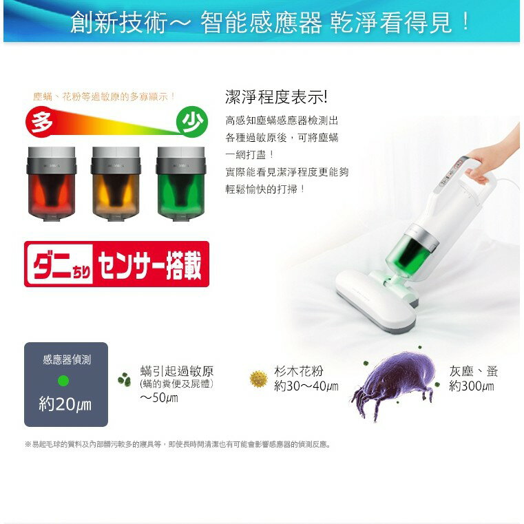 日本IRIS 氣旋智能除蟎吸塵器(大拍) IC-FAC2 智慧拍塵 5