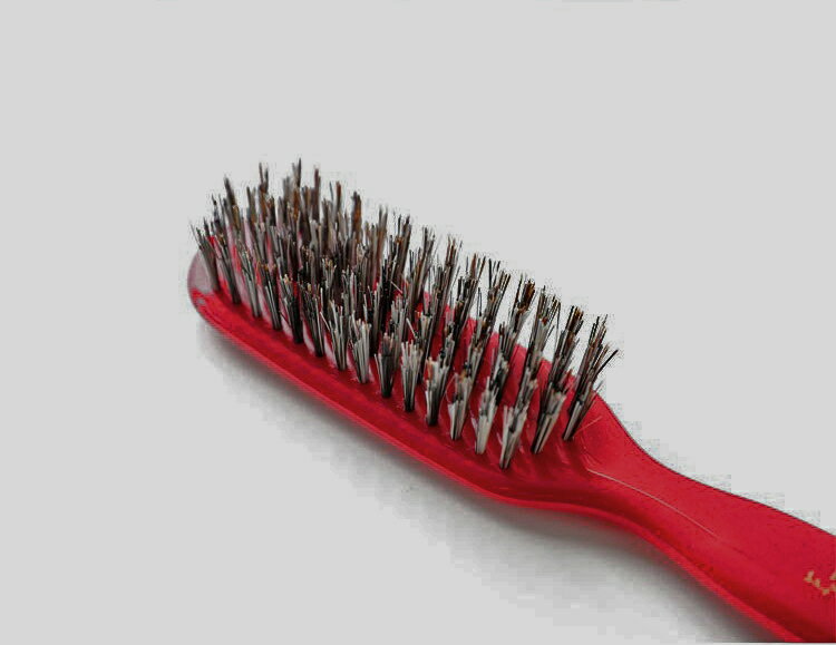 【晨光】日本製 VESS EXCEL天然鬃毛梳 酒紅色(720611)【現貨】