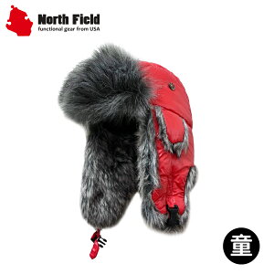 【North Field 美國 童 防風防潑水極地保暖遮耳帽《麥坤紅》】ND255/雪地帽/抗寒/兒童帽