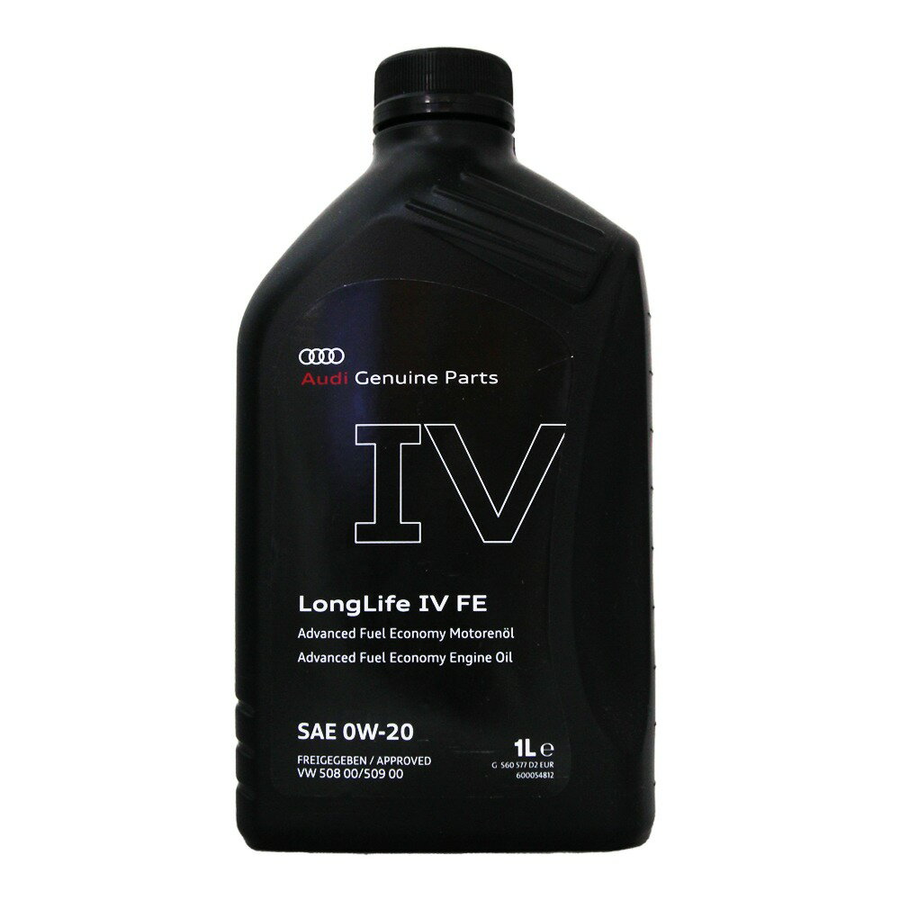 AUDI 奧迪 LONGLIFE IV FE 0W20 合成機油 1L