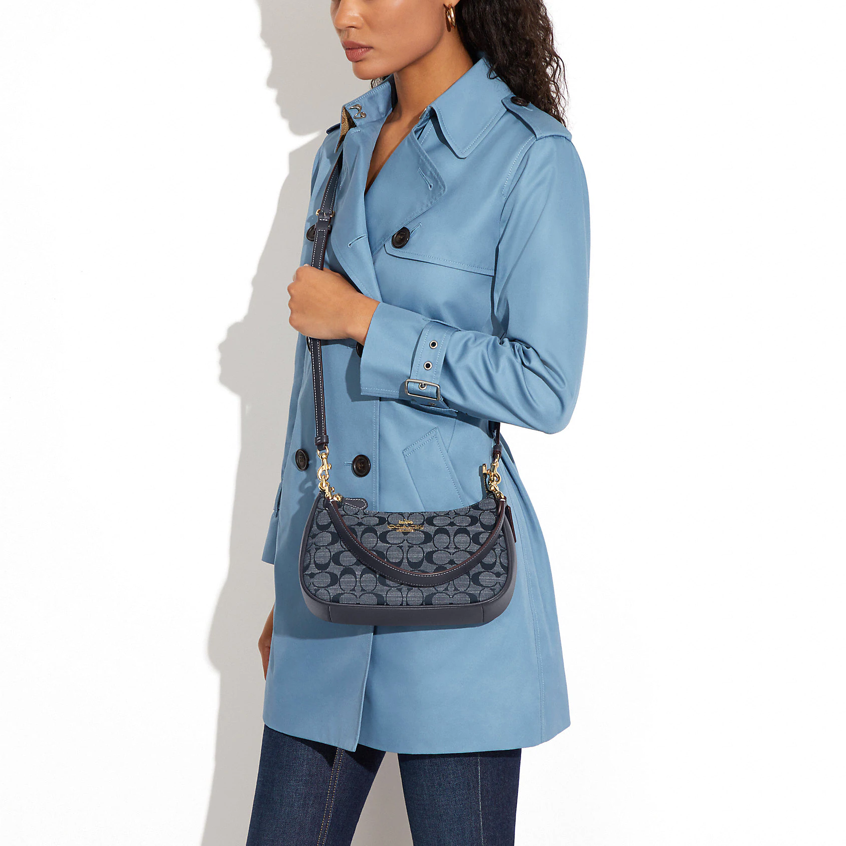精選★COACH Teri25 chambray 腋下手提單肩包 CH139(預購)~【夏日美包★菲尼斯 國際精品↘3折起】 5