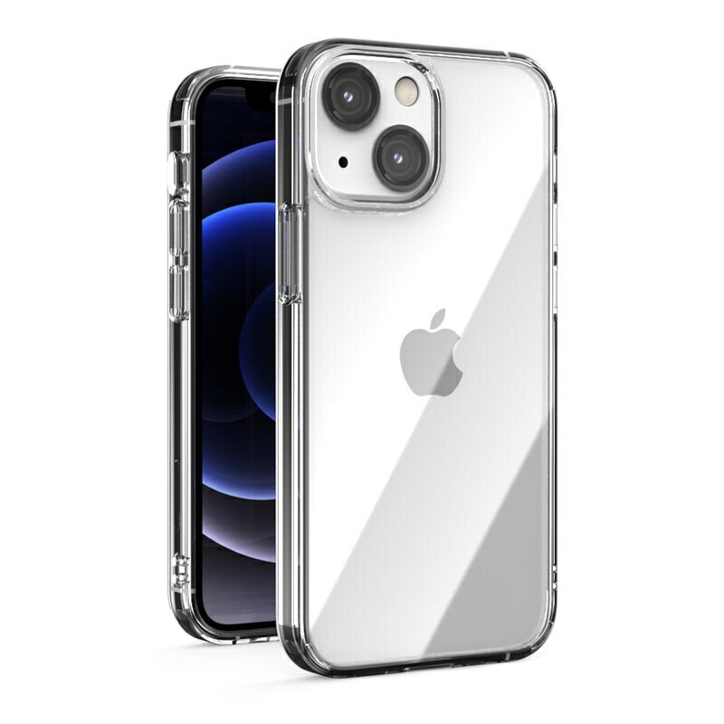 強強滾p-JTL iPhone 13 (6.1＂) 雙料減震保護殼-透明