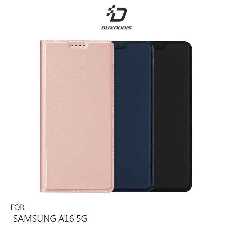 DUX DUCIS SAMSUNG 三星 Galaxy A16 5G SKIN Pro 皮套 側翻皮套 插卡 可立 保護套 手機套 膚感皮套