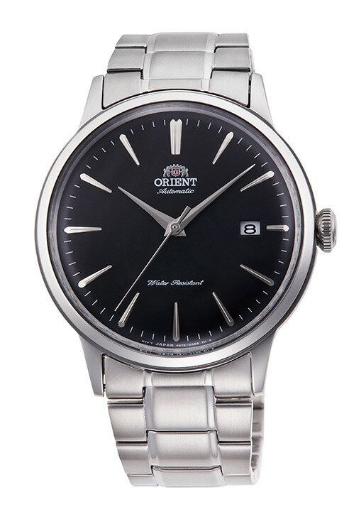 Orient 東方錶 (RA-AC0006B) DATEⅡ系列 機械錶 鋼帶款黑 40.5mm｜樂天領券折300★全館特惠中★指定刷卡回饋10%