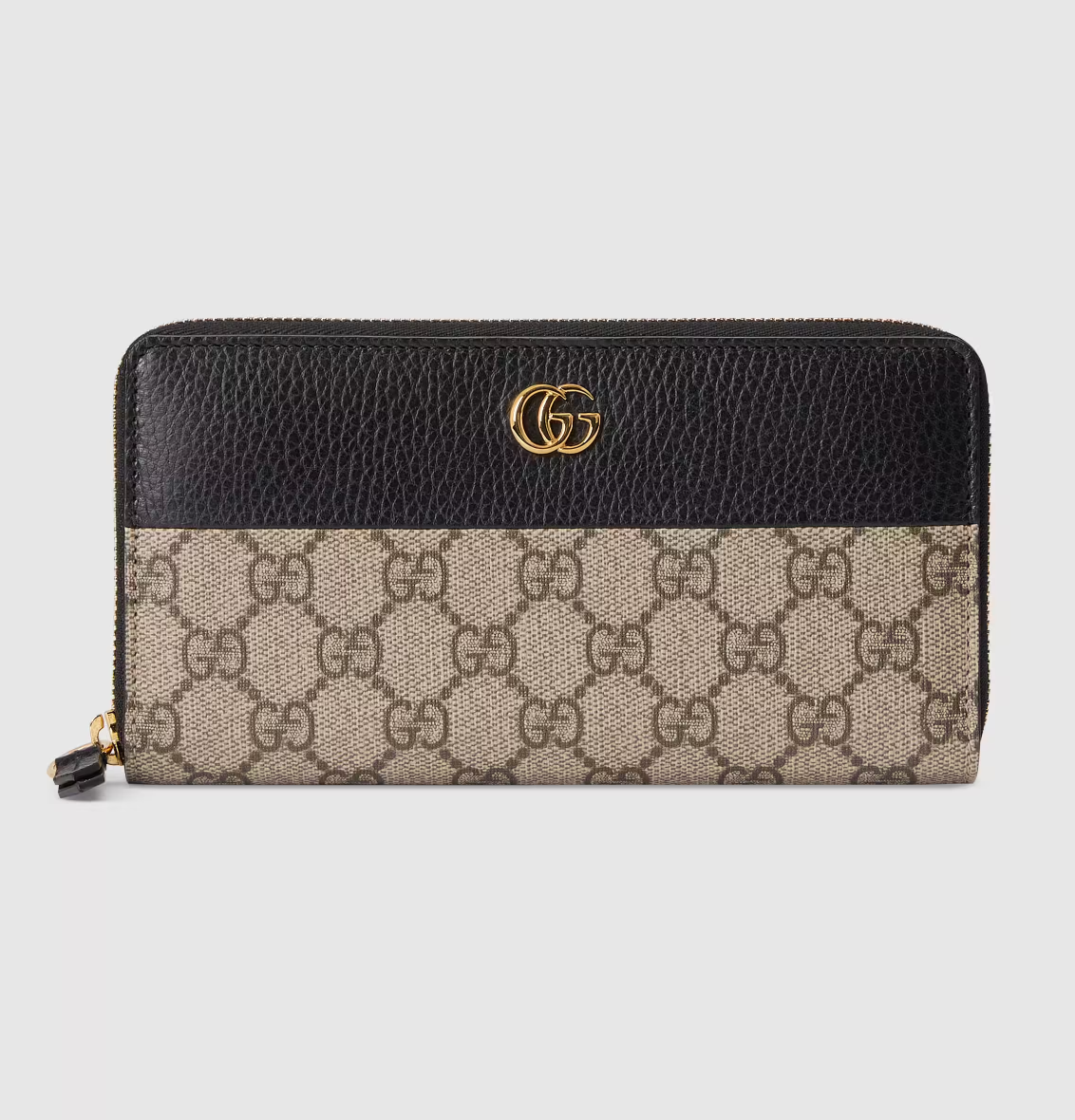 GUCCI 長夾 GG Marmont Brieftasche mit Rundumreißverschluss