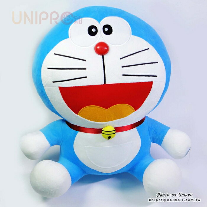 UNIPRO】哆啦A夢Doraemon 小叮噹60公分坐姿絨毛玩偶娃娃禮物| UNIPRO優