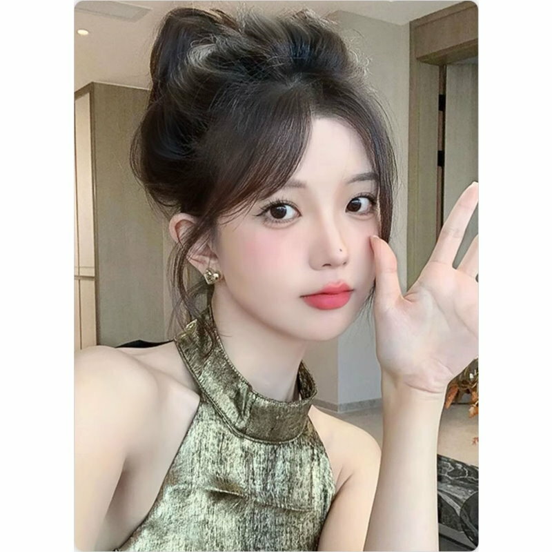 現貨+預購 假瀏海全真髮假髮補髮片-胎毛瀏海隱形女假髮2色74ka14【獨家進口】【米蘭精品】