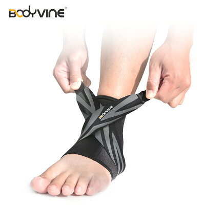 【BODYVINE巴迪蔓】「360」8字穩固護踝-1只|可調式穩固支撐,超薄透氣、鞋內超隱形