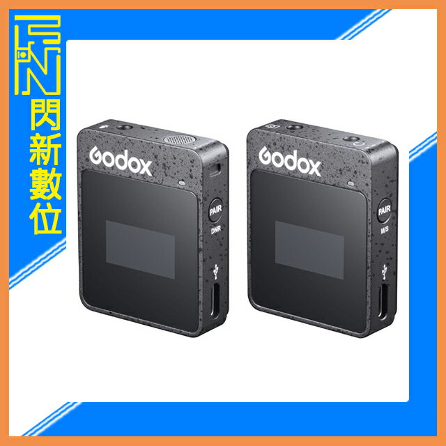 【折100+10%回饋】Godox 神牛 Movelink II 2.4GHz 二代 迷你無線 收音 麥克風 M1 套組 一對一(公司貨)【APP下單4%點數回饋】