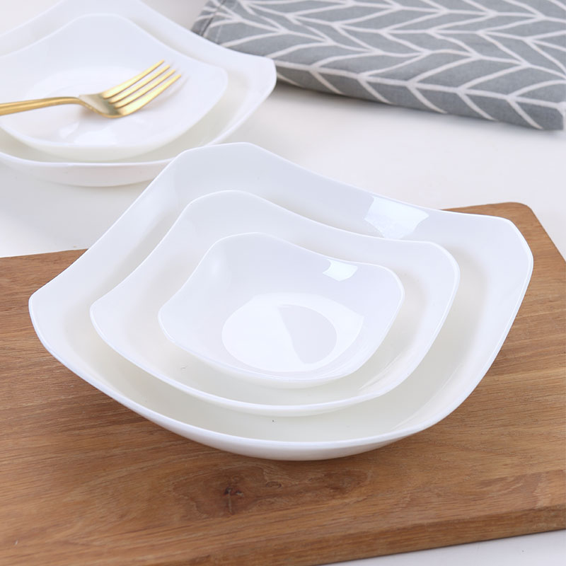 盤子菜盤家用個性創意網紅陶瓷碟子湯盤深盤水果盤骨瓷餐具日式盤