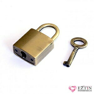 【伊莉婷】美國駭客 Toughage Nickel Plated Padlock 小巧鍍鎳鎖 TO-B728