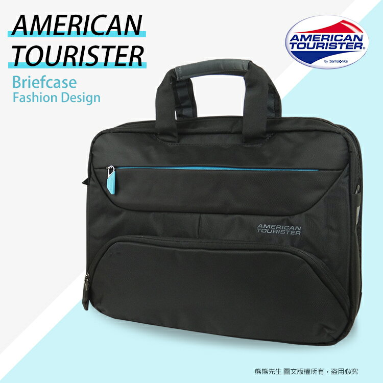 <br/><br/>  《熊熊先生》Samsonite美國旅行者American Tourister 筆電公事包 14吋電腦包 AMBER系列(81S003) 手提包 附背帶可肩背/斜背 +送好禮<br/><br/>