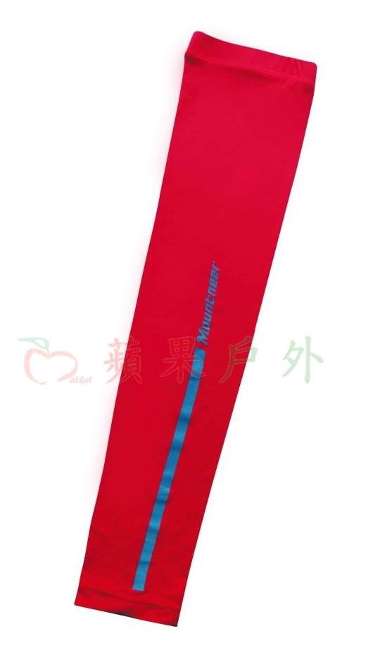 【【蘋果戶外】】山林 11K99-36 深枚紅中性款 抗UV冰涼反光防曬袖套 單車袖套 機車袖套 Mountneer