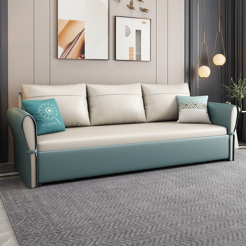 北歐簡易推拉沙發床大小戶型客廳家用耐臟科技布沙發床多功能沙發